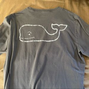 Navy Short Sleeve Vineyard Vines Whale Tee